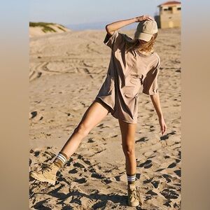 Free People Hot Shot Tee Romper